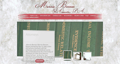 Desktop Screenshot of marciabarneslaw.com
