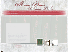 Tablet Screenshot of marciabarneslaw.com